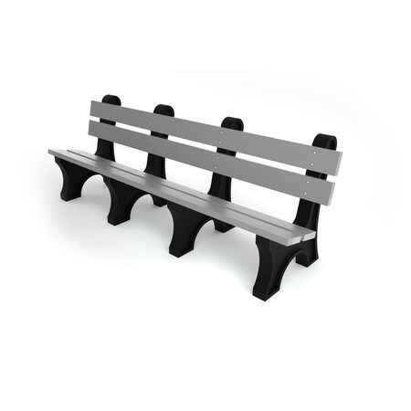 Frog Furnishings Gray 8' Colonial Bench PB 8GRACOLE